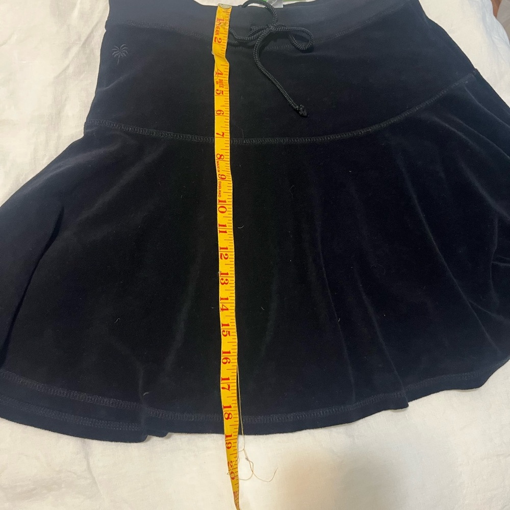 Lilly Terry cloth stretch skirt with front tie. NWT - Picture 5 of 5